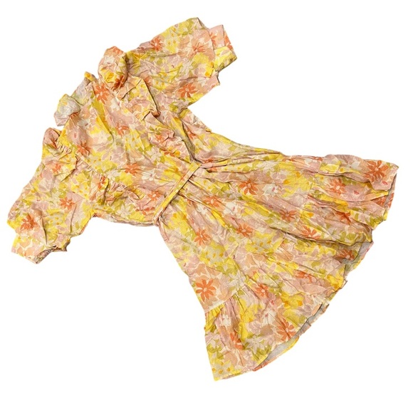 BNWT Magali Pascal Maggie Wrap Dress in Vintage Bloom Light - Picture 2 of 13